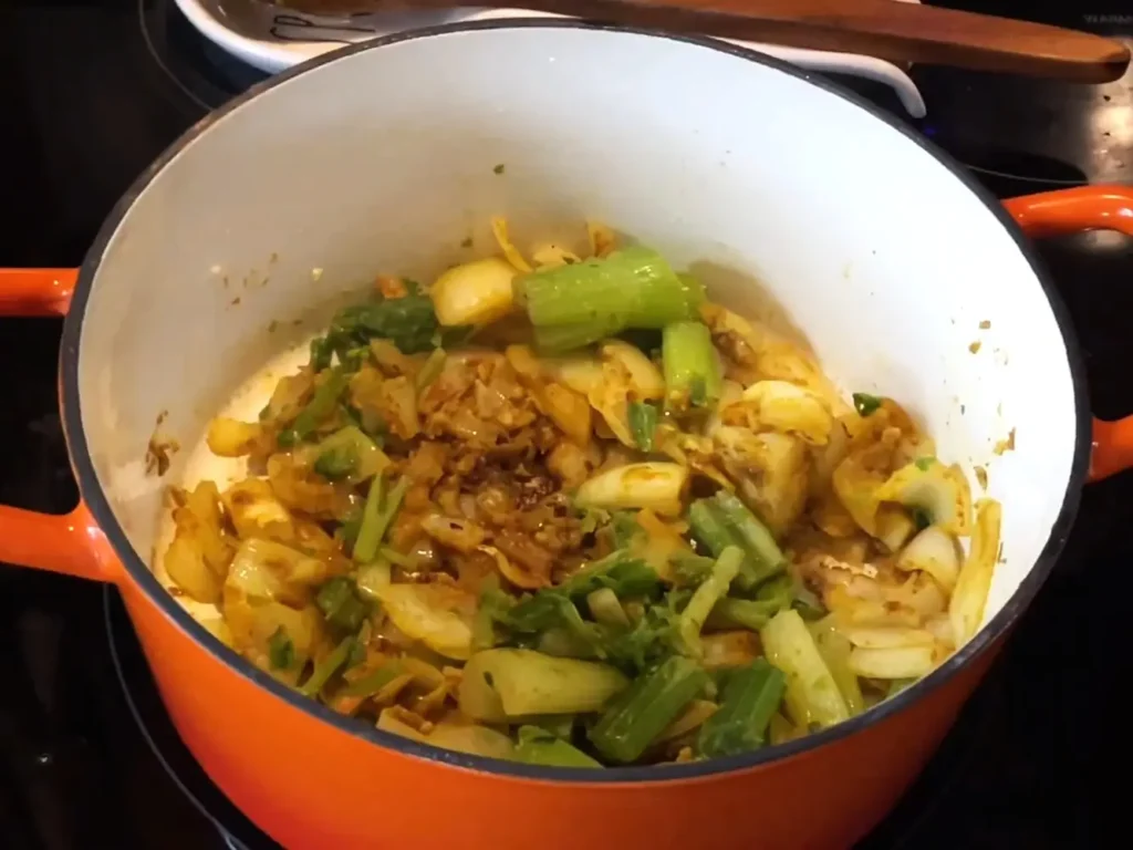 Faites revenir les légumes