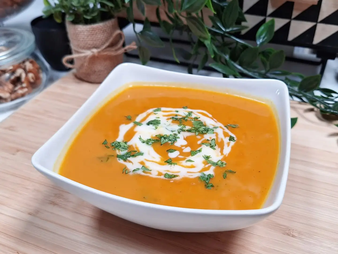 Soupe carotte coco