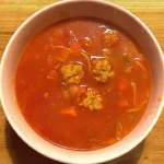 Soupe tomate vermicelle