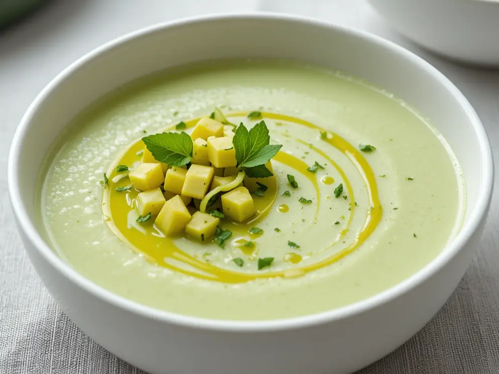 soupe froide courgette